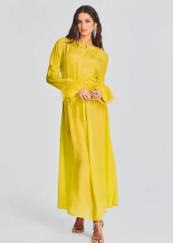 Retrofete Odell Maxi Dress Yellow Cheap