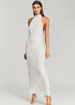 Retrofete Olivia Sequin Dress White Shop
