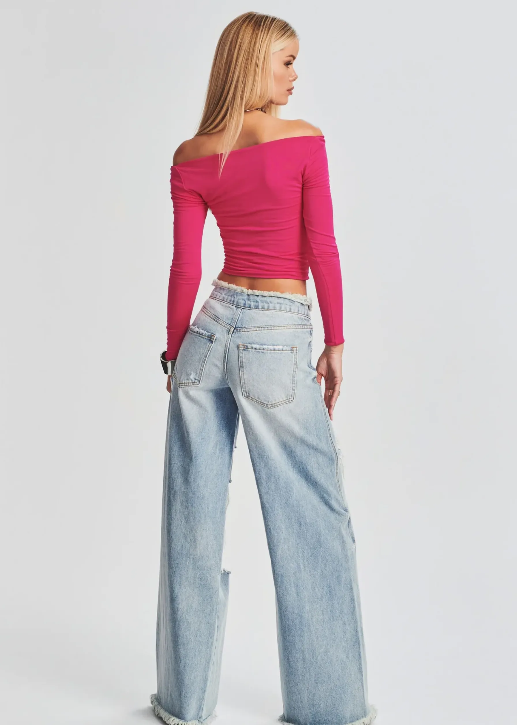 Retrofete Ollie Wide Leg Jean Coastline Best