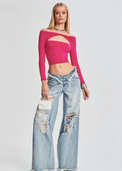 Retrofete Ollie Wide Leg Jean Coastline Best