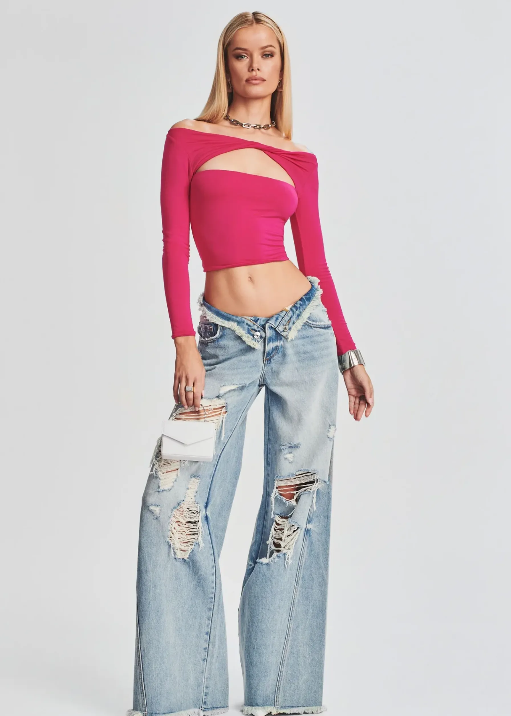Retrofete Ollie Wide Leg Jean Coastline Best