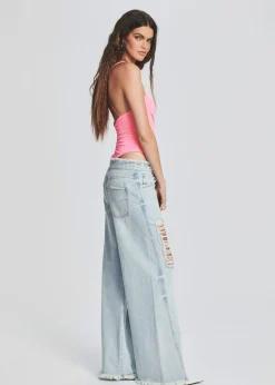 Retrofete Ollie Wide Leg Jean Skylight Outlet