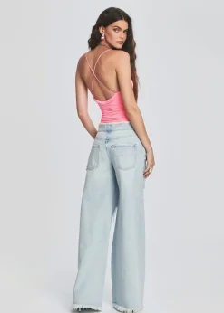 Retrofete Ollie Wide Leg Jean Skylight Outlet