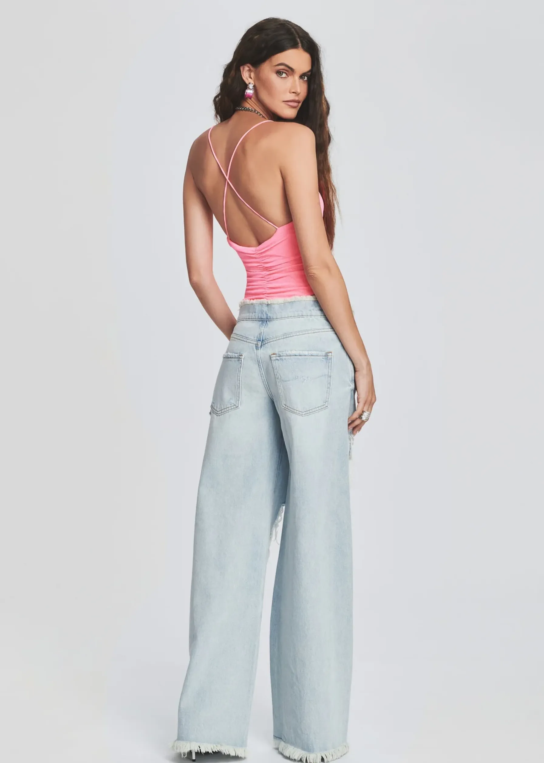 Retrofete Ollie Wide Leg Jean Skylight Outlet