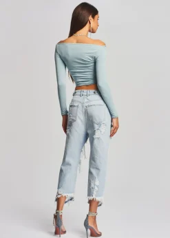Retrofete Omar Drop Boyfriend Jean Light Laguna Outlet