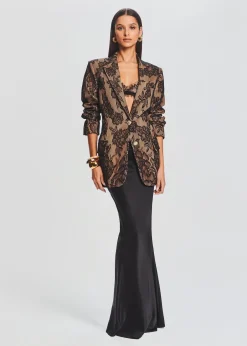 Retrofete Ophelia Lace Jacket Tannin Clearance