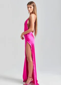 Retrofete Paloma Dress Neon Pink Discount