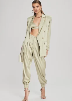 Retrofete Pandora Silk Blazer Sage Sale