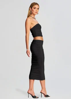 Retrofete Penny Strapless Top Black Outlet