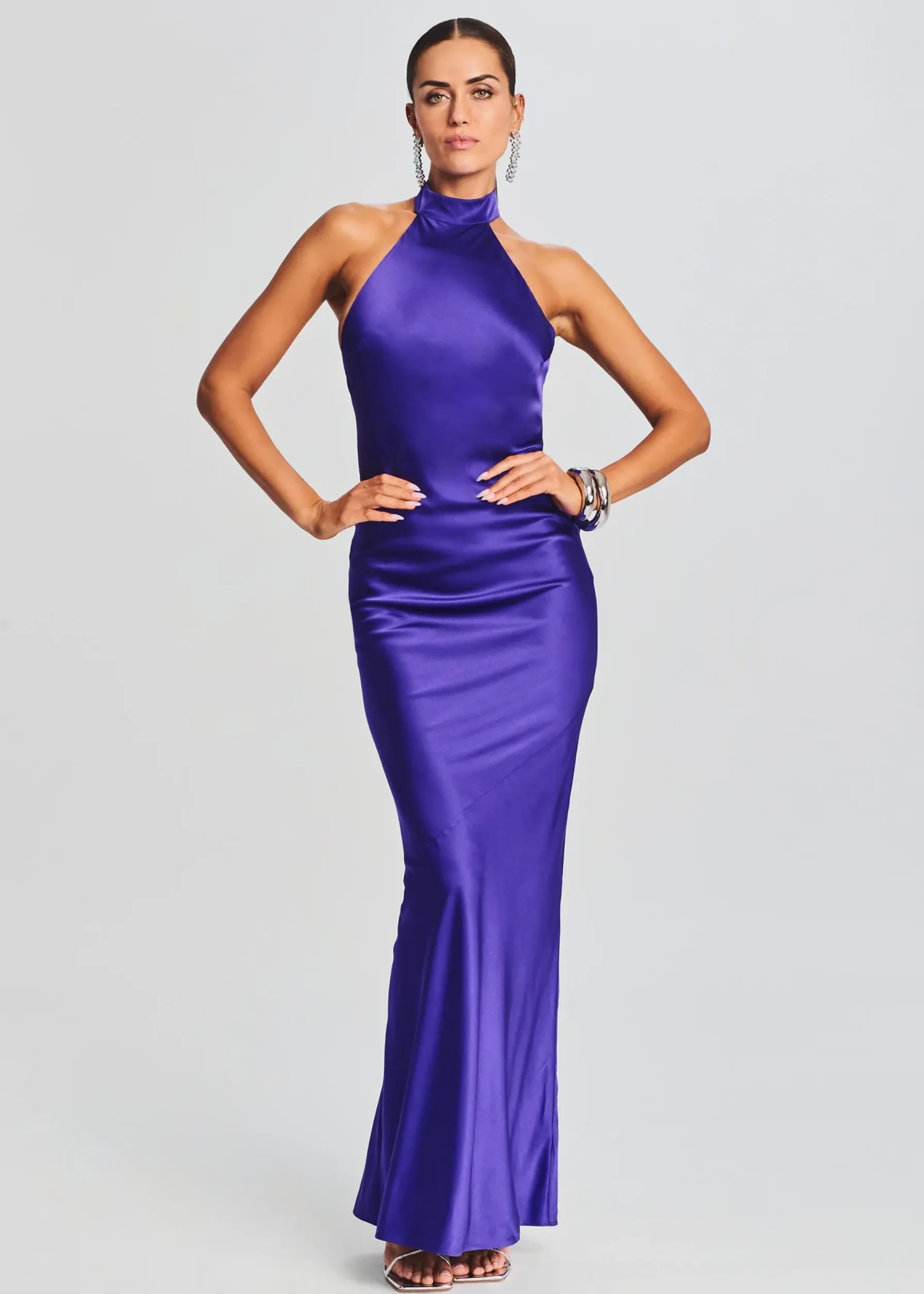 Retrofete Phera Maxi Dress Violet Indigo Cheap