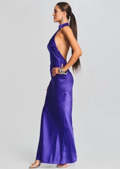 Retrofete Phera Maxi Dress Violet Indigo Cheap
