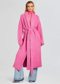 Retrofete Reed Boucle Cardigan Malibu Pink Best