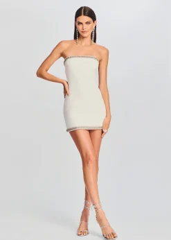 Retrofete Regina Shell Dress White Mermaid Shell New