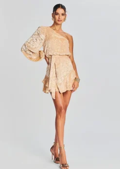 Retrofete Reha Short Dress Nude Best