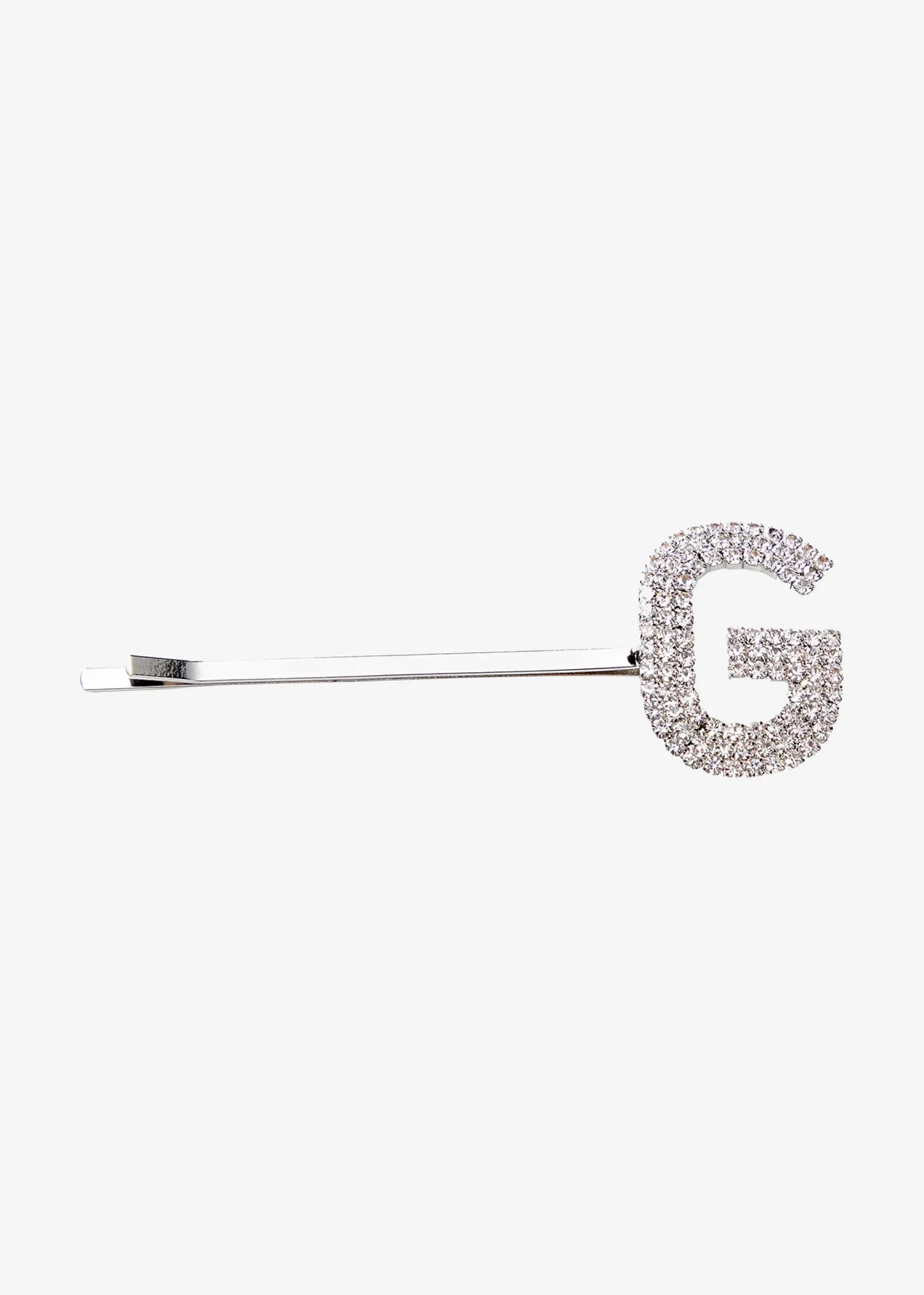 Retrofete Rhinestone Alphabet Hair Clip Silver Best Sale