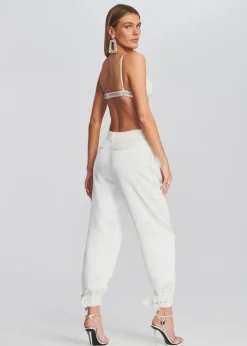 Retrofete Rocky Pant White Discount