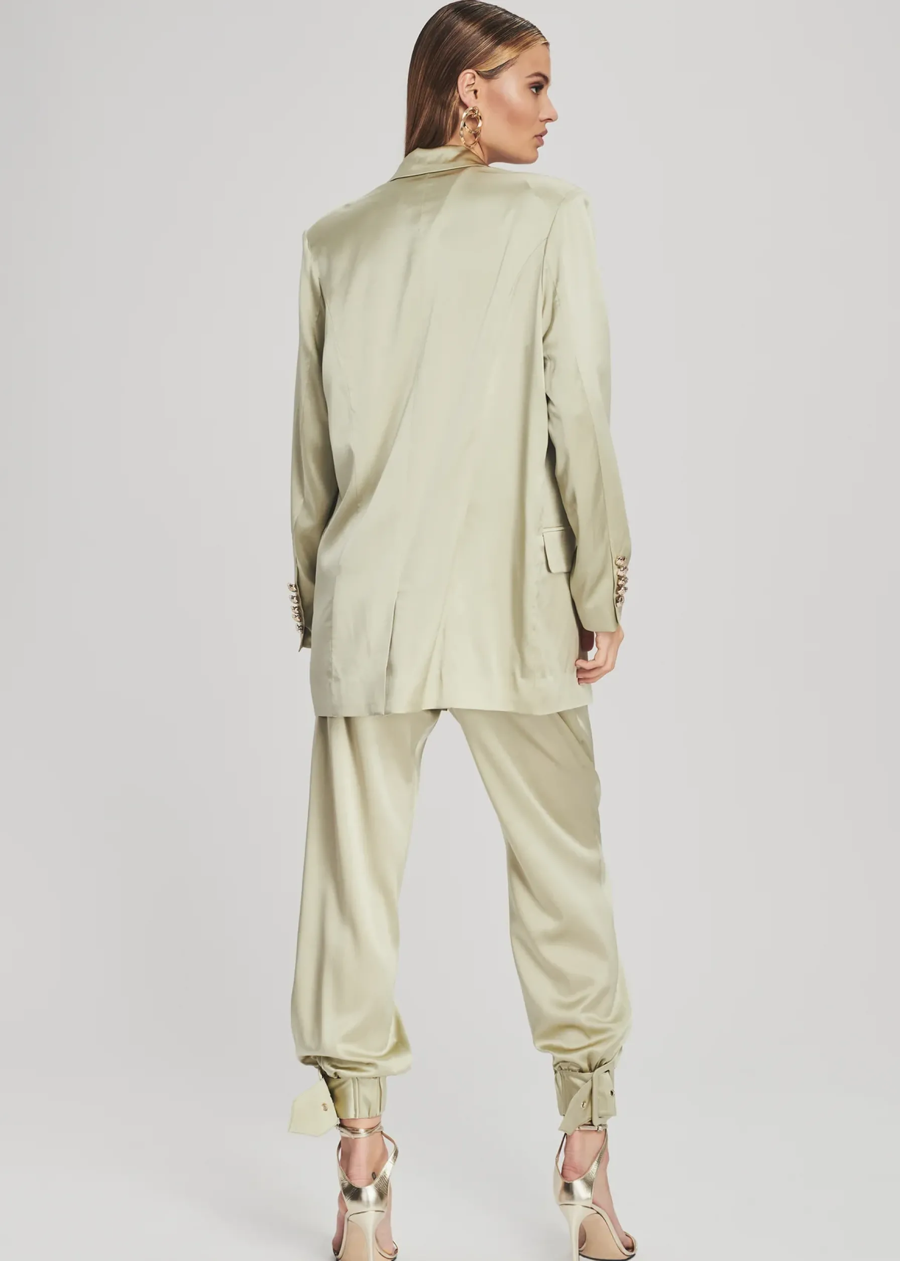 Retrofete Rocky Silk Pant Sage Shop
