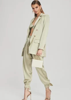 Retrofete Rocky Silk Pant Sage Shop