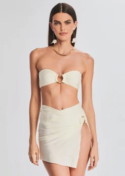 Retrofete Rodi Bikini Top Cream New
