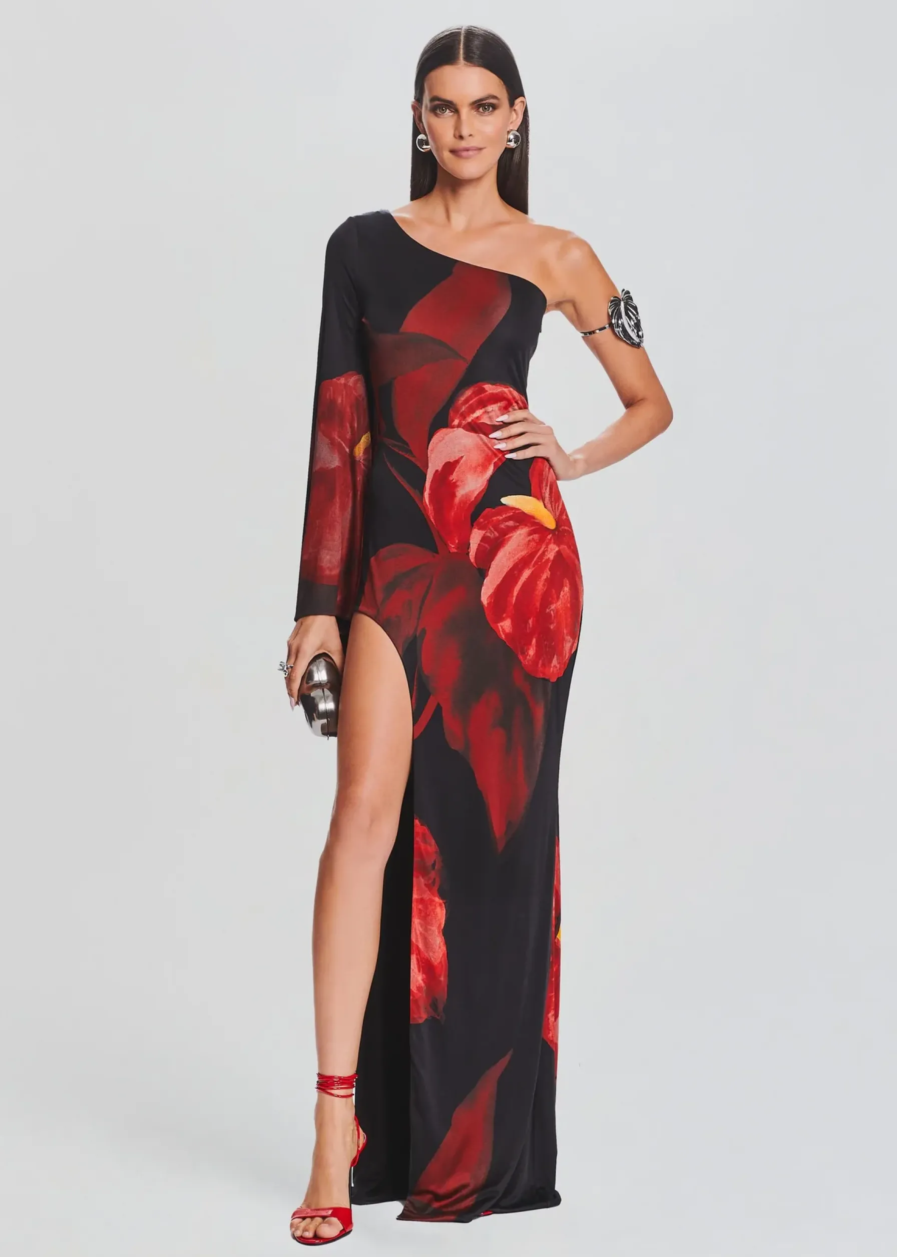 Retrofete Romina Dress Red Anthurium Flash Sale
