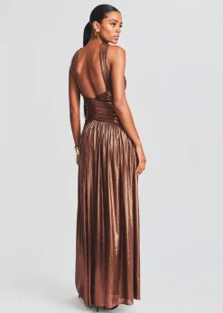 Retrofete Salem Dress Chocolate New