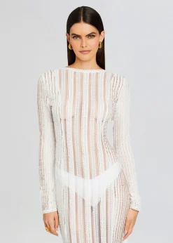 Retrofete Saley Long Dress Natural White Shop