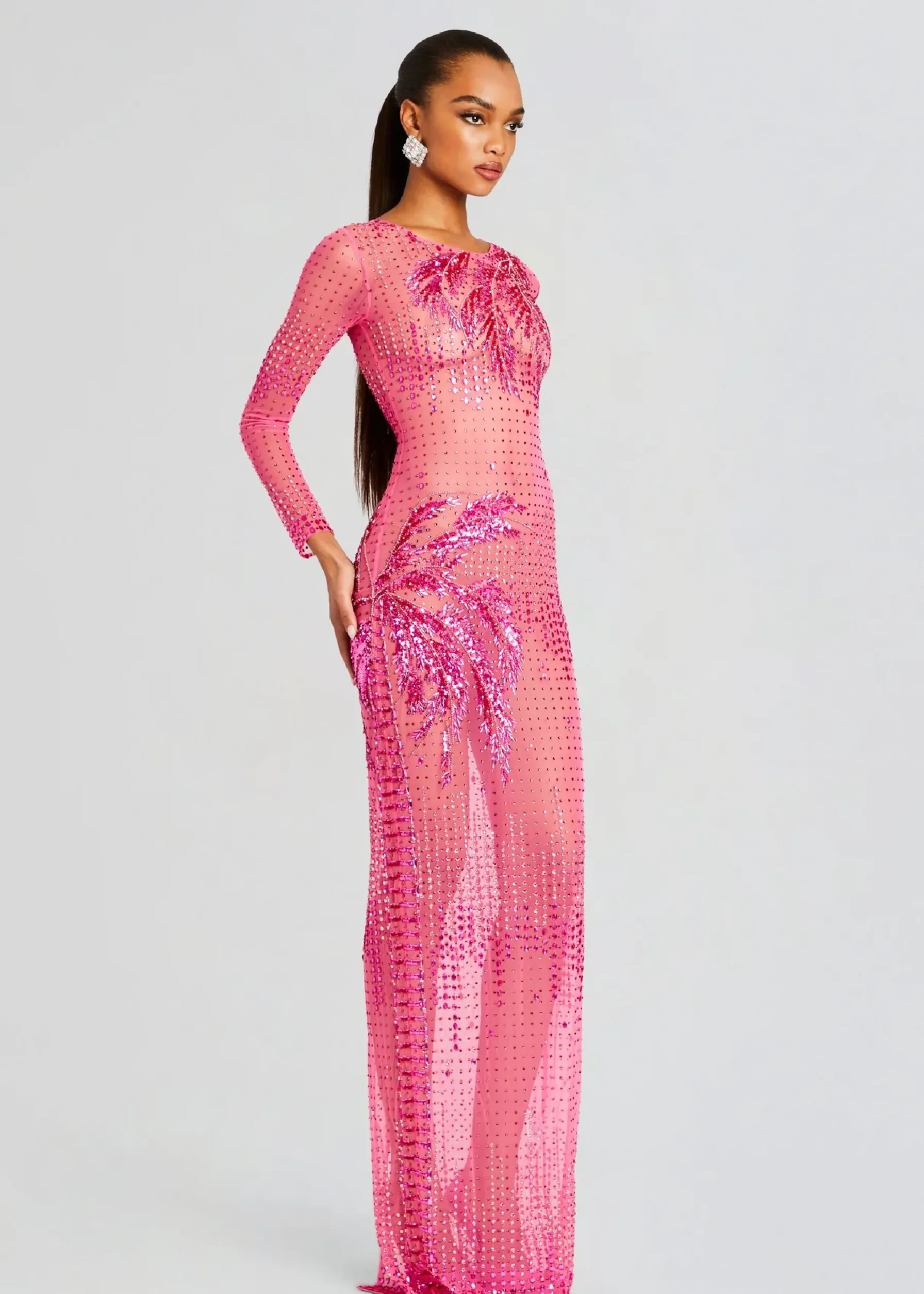 Retrofete Sammy Embellished Dress Ultra Pink New