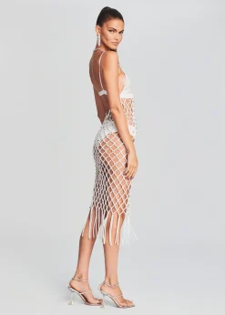 Retrofete Sandra Dress White Sale