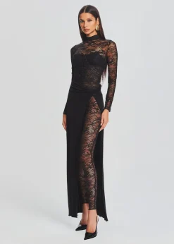 Retrofete Saphhira Lace Dress Black Hot