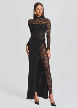 Retrofete Saphhira Lace Dress Black Hot