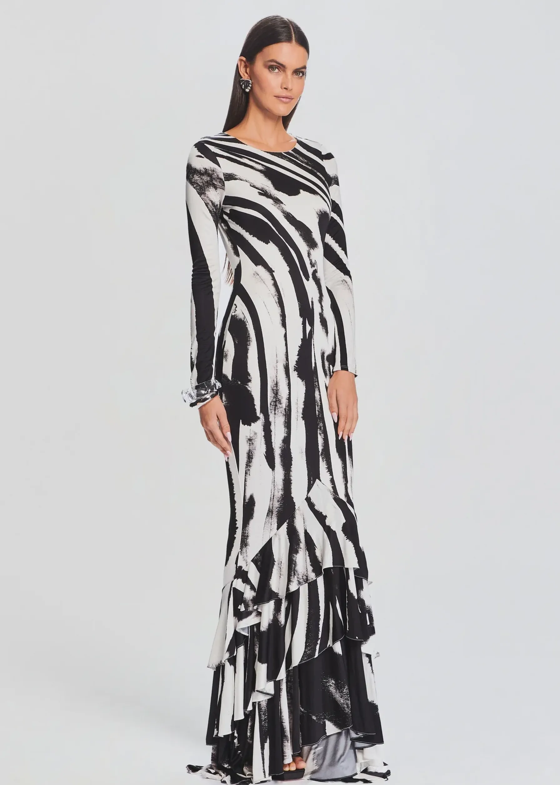 Retrofete Sara Dress Zebra Ink Outlet