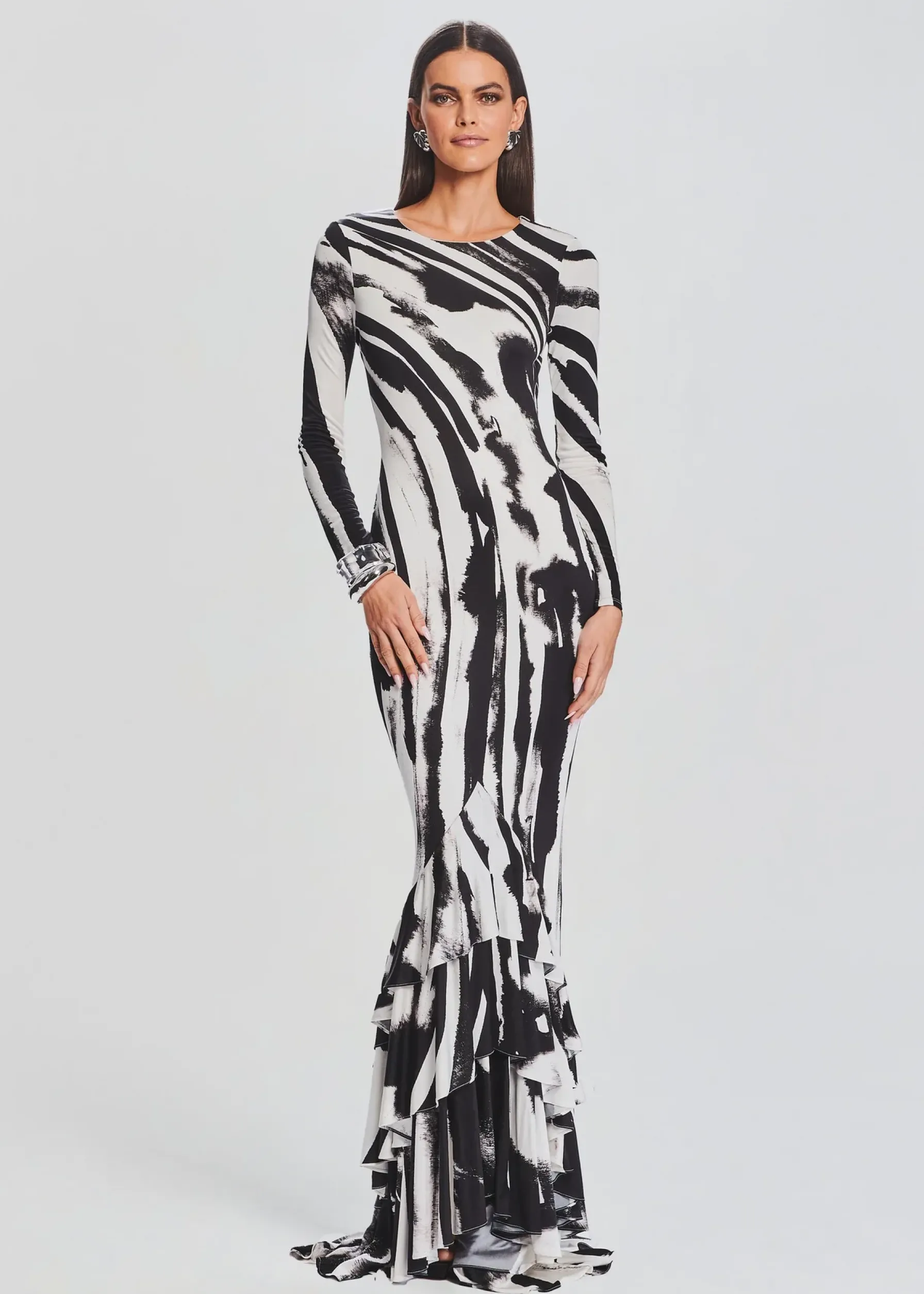 Retrofete Sara Dress Zebra Ink Outlet