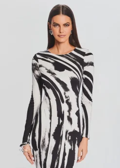 Retrofete Sara Dress Zebra Ink Cheap