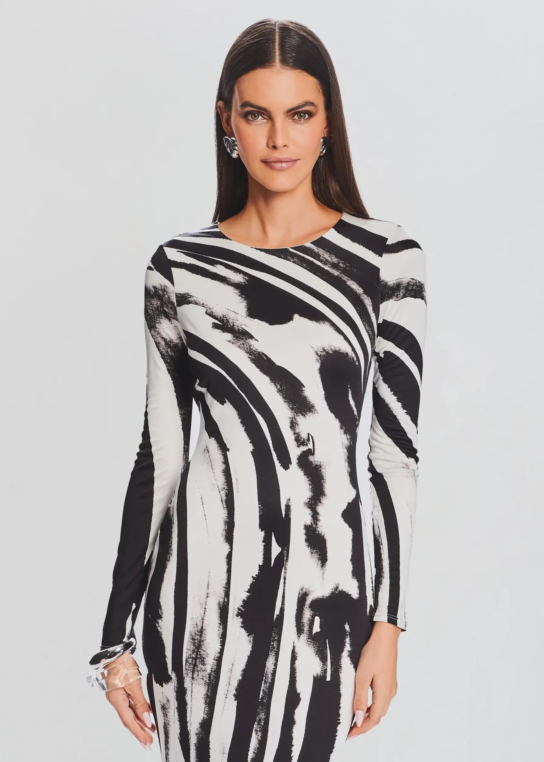 Retrofete Sara Dress Zebra Ink Cheap