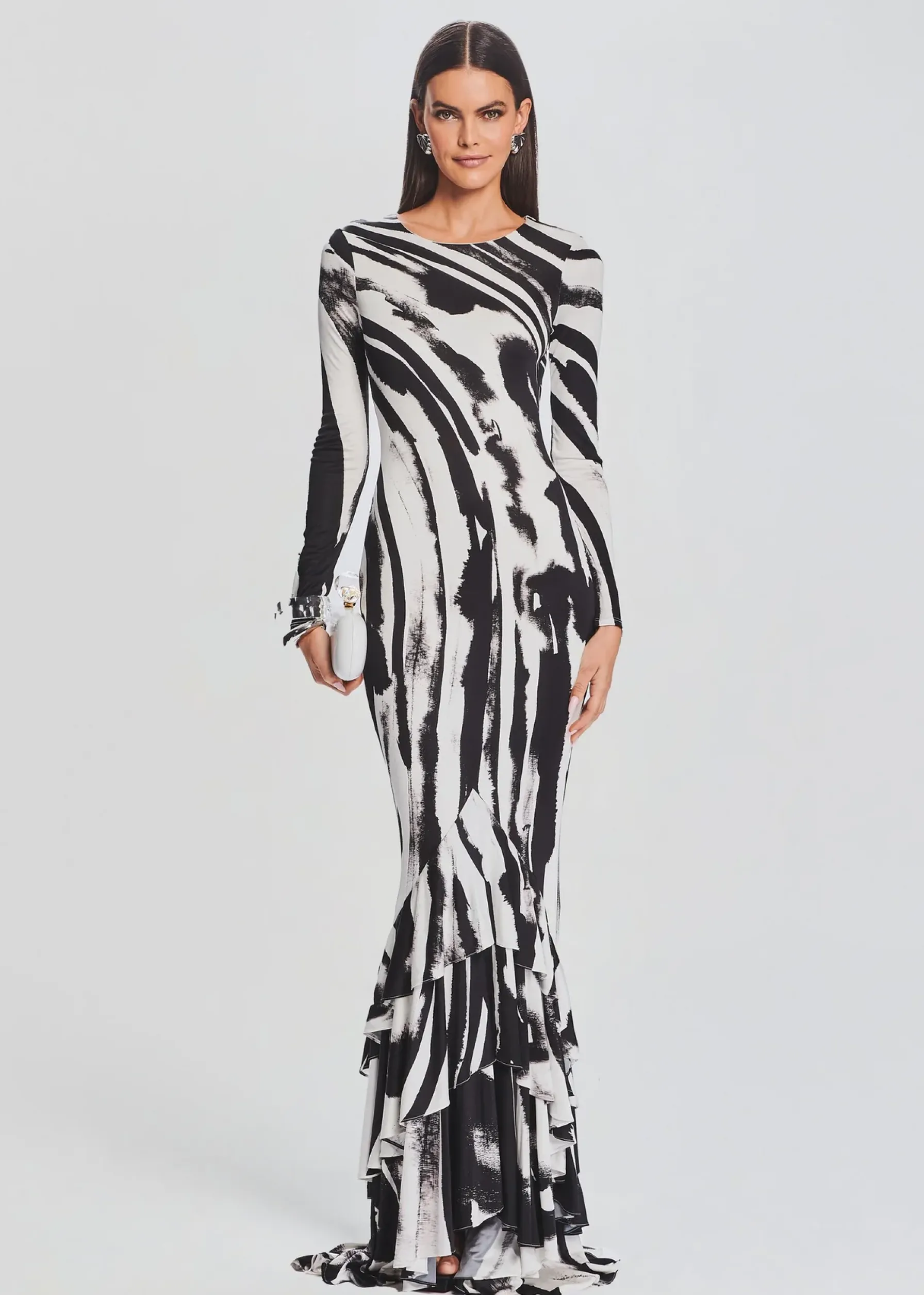 Retrofete Sara Dress Zebra Ink Outlet