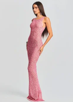 Retrofete Sasha Sequin Dress Bubblegum Pink Shop
