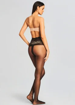 Retrofete Sexy Sheer Tight Black Cheap