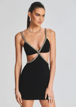 Retrofete Sharlene Dress Black/Silver Online