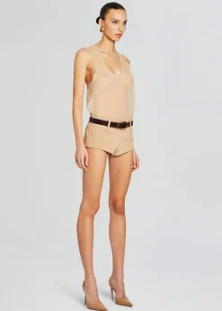 Retrofete Shye Silk Top Nude Discount