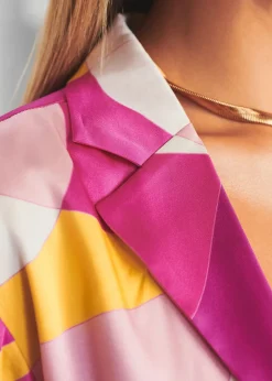 Retrofete Siena Silk Top Pink Geo Online