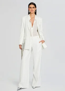 Retrofete Solana Embellished Blazer White Fashion