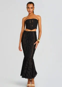 Retrofete Sting Bustier Black Samoa Cheap