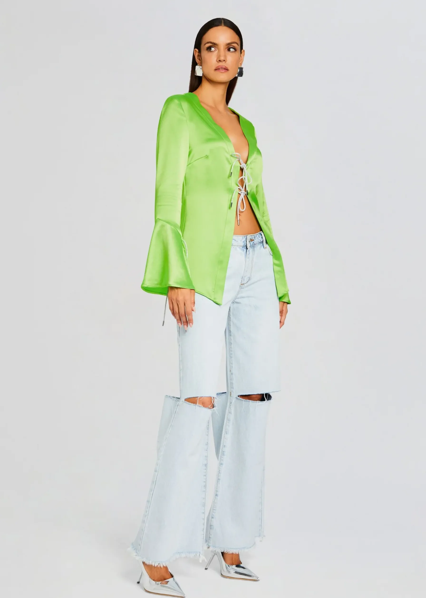 Retrofete Svea Blouse Fresh Lime Shop