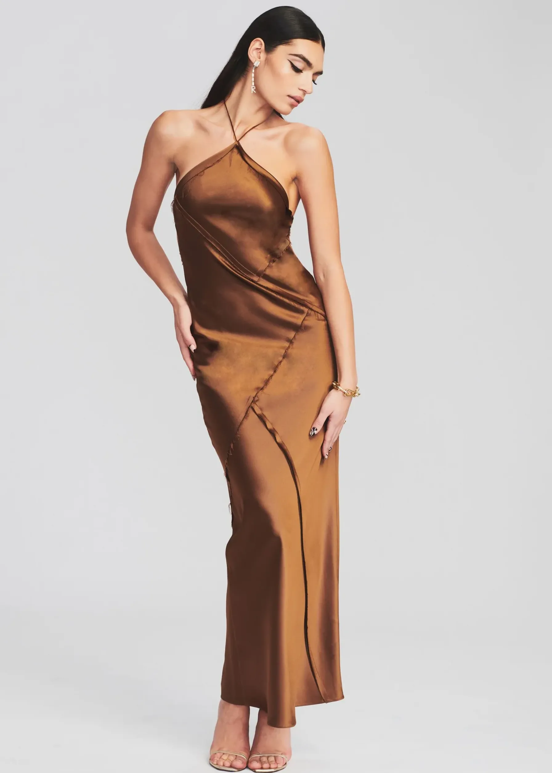 Retrofete Sylvia Dress Cognac Best