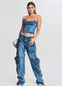 Retrofete Tammy Cargo Jean Sea Cheap