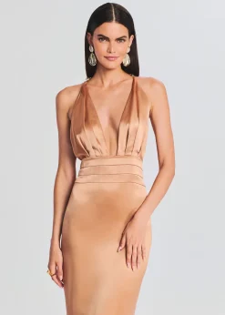 Retrofete Tasha Dress Almond New
