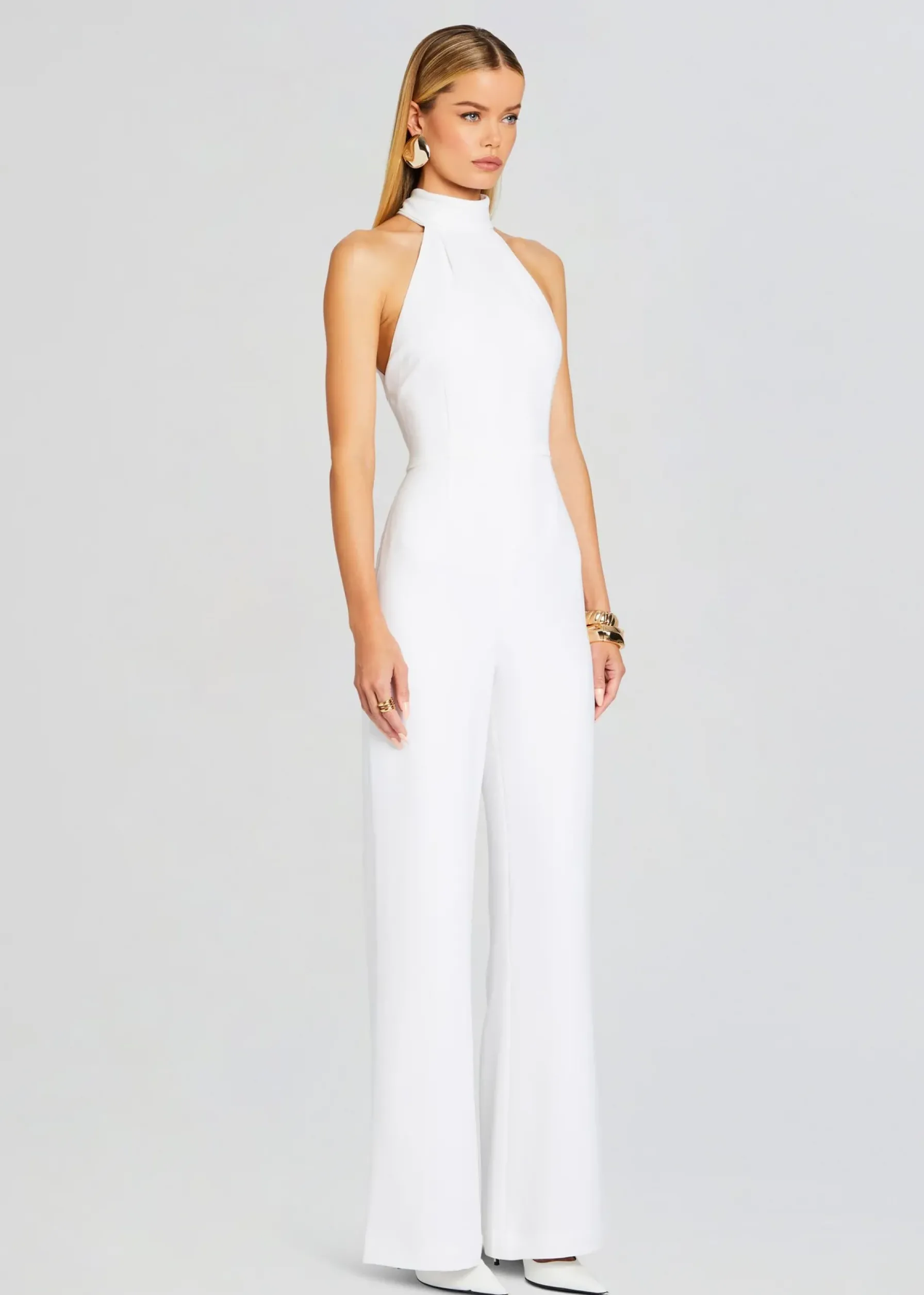 Retrofete Taylor Tie Back Jumpsuit White Cheap