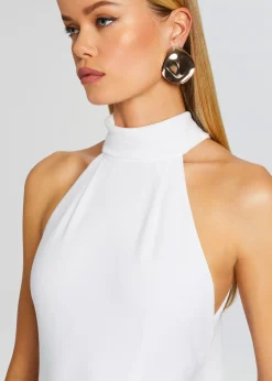 Retrofete Taylor Tie Back Jumpsuit White Cheap