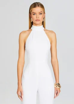 Retrofete Taylor Tie Back Jumpsuit White Cheap