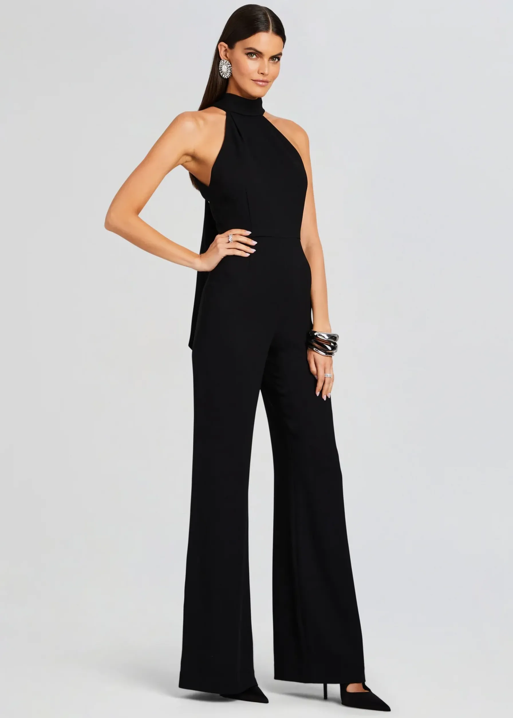 Retrofete Taylor Tie Back Jumpsuit Black Sale